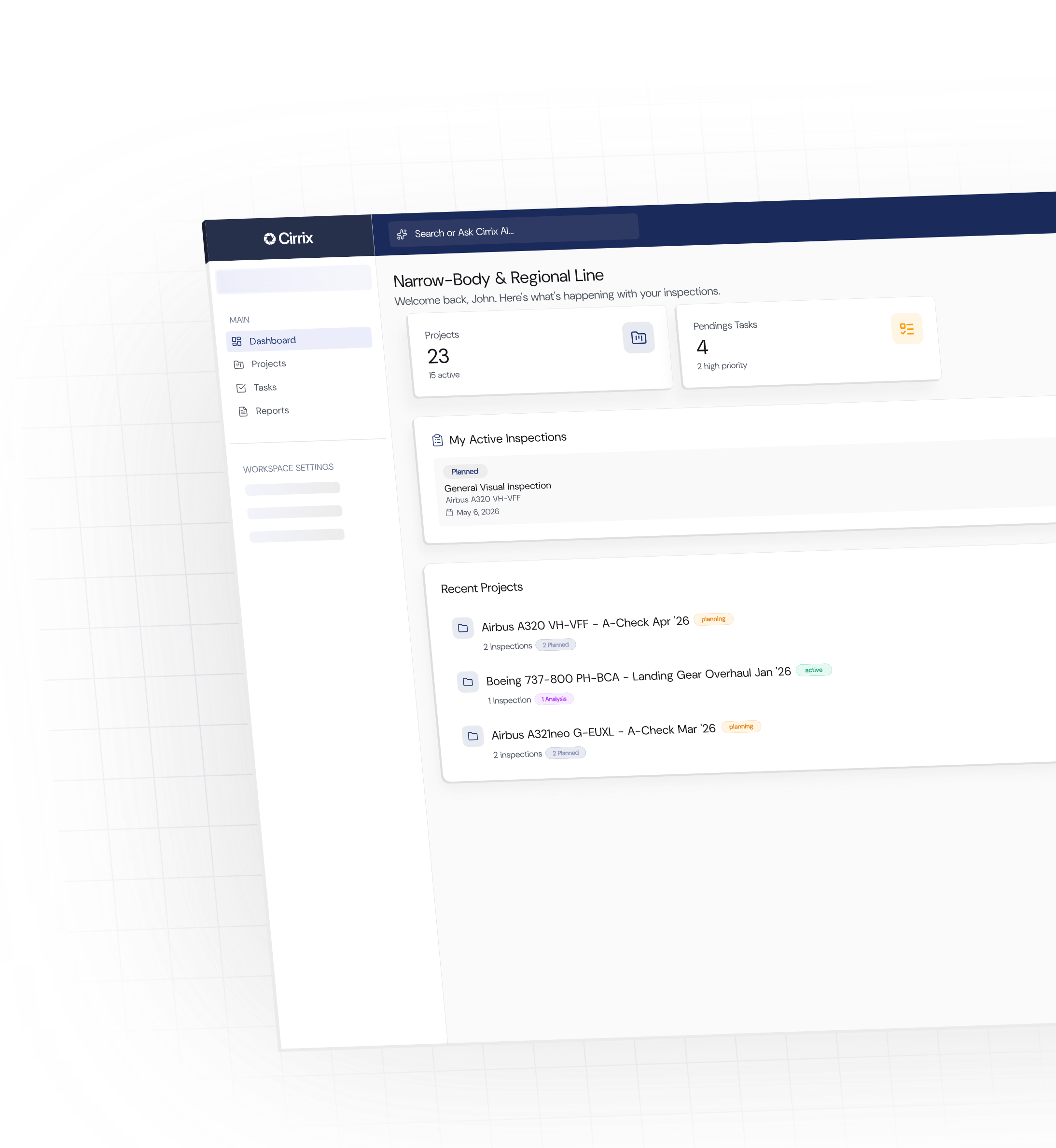 Cirrix HS Dashboard